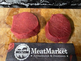 Biefstuk 2x200 gr West-Vlaams Rood rund