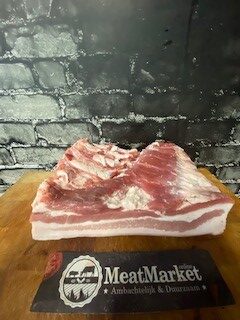 Buikspek Duroc met zwoerd 1 kg