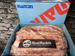 Sparerib dik bevleesd doos 10 kg diepvries