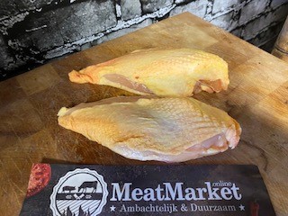 Mais kipfilet met vel 1x500gram