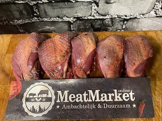 Bosduif wild filet met vel 500 gr