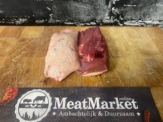 Wilde eend filet met vel 2x1/2 filet