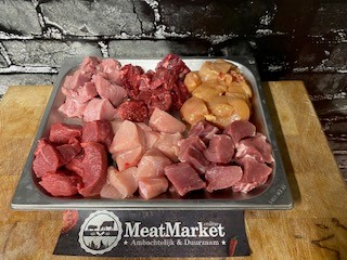 Vlees fondue schotel Meatmarket 4 personen