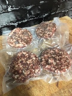 Hertenkalf hamburger met truffel Diepvries