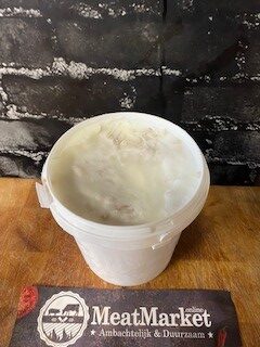 Kaantjes in gesmolten reuzel1 kg pot Diepvries