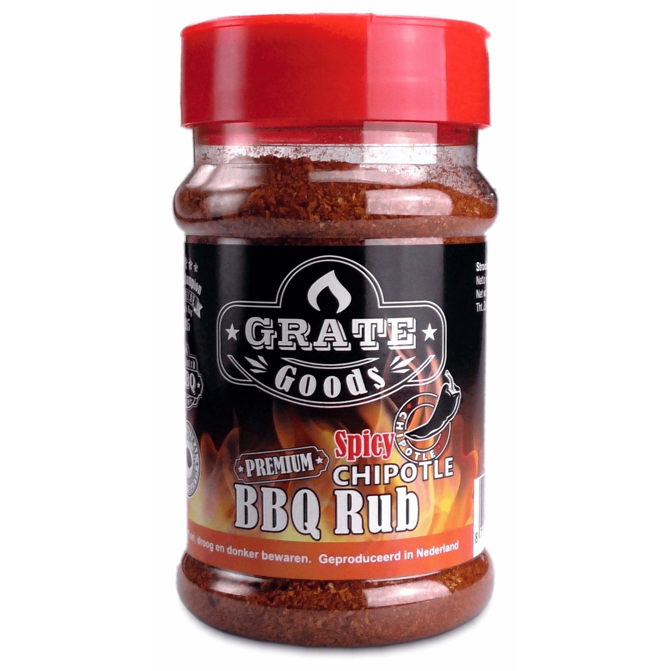 Grate Goods spicy chipotle BBQ rub 180 gr