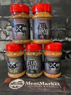 BBQ Rub pakket MeatMarket 5 stuks