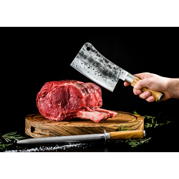 Aanzetstaal Diamant Olive Forged p/st