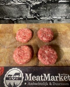 Hamburgertje Wagyu Kobe 4x40 gr